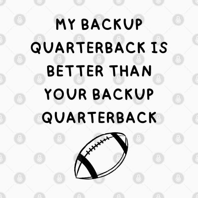 Backup QB by Dorky Donkey Designs