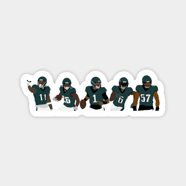 Philly five Magnet by 752 Designs