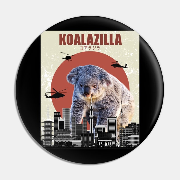 Koala Zilla Funny Japan T-shirt 2019 Pin by monsieurfour