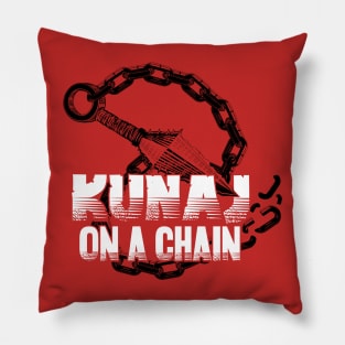 Kunai On A Chain Pillow