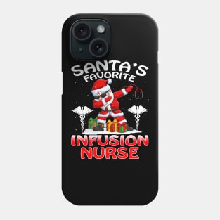 Santas Favorite Infusion Nurse Christmas T Shirt Phone Case