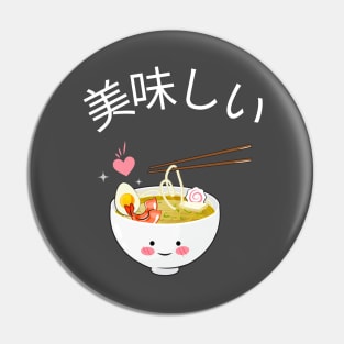 Kawaii Neko Cat Ramen Anime Japanese Pin