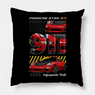 Porsche 911 GT3 RS Sports Car Pillow