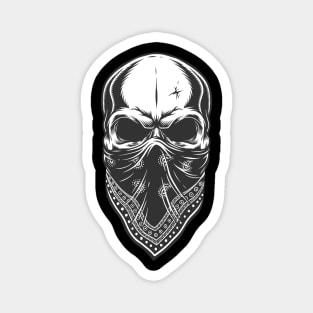 gangsta skull Magnet