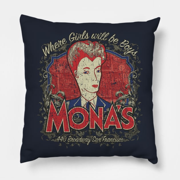 Mona's 440 Club 1936 Pillow by JCD666