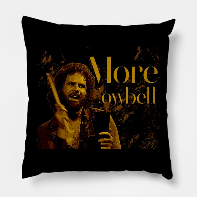 More Cowbell Pillow by Nana On Here