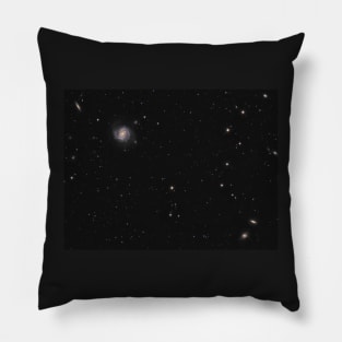 Spiral galaxy M100 (Messier 100) in constellation Coma Berenicus Pillow