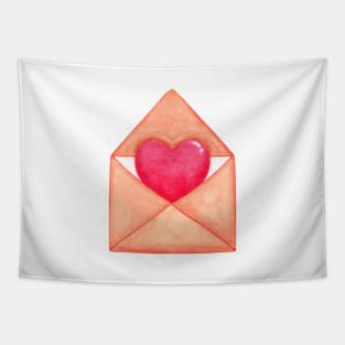 heart letter Tapestry