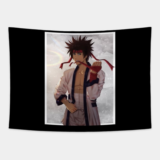 Sanosuke Sagara Rurouni Kenshin Tapestry by DeyvidEndo182