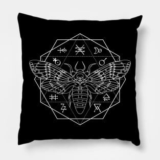 Death's Head HawkMoth dodecahedron Pillow