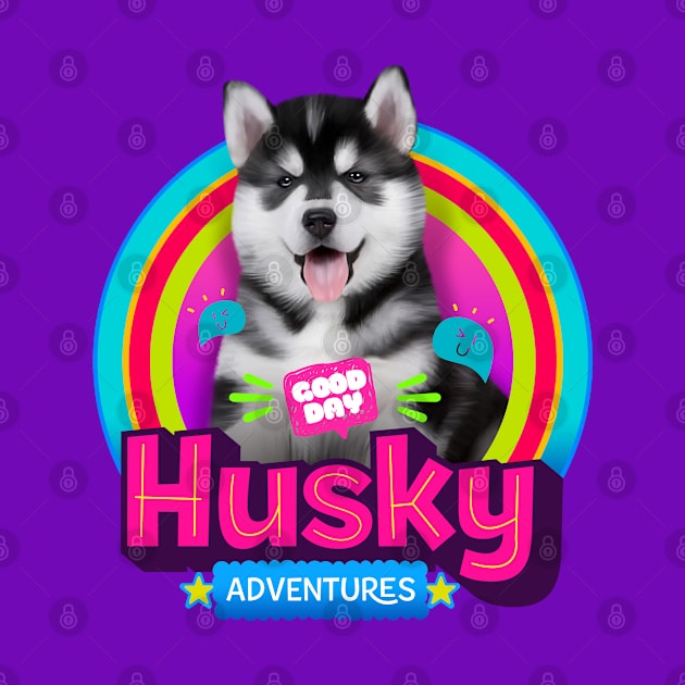 Husky by Puppy & cute