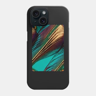 Beautiful colorful Peacock feather pattern - perfect for birdlovers #6 Phone Case