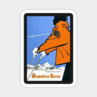 Arapahoe Basin, ski poster Magnet