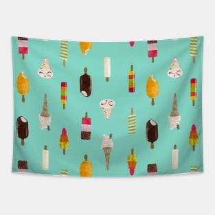 BG - ice lollies - tospy vertical stripe Tapestry