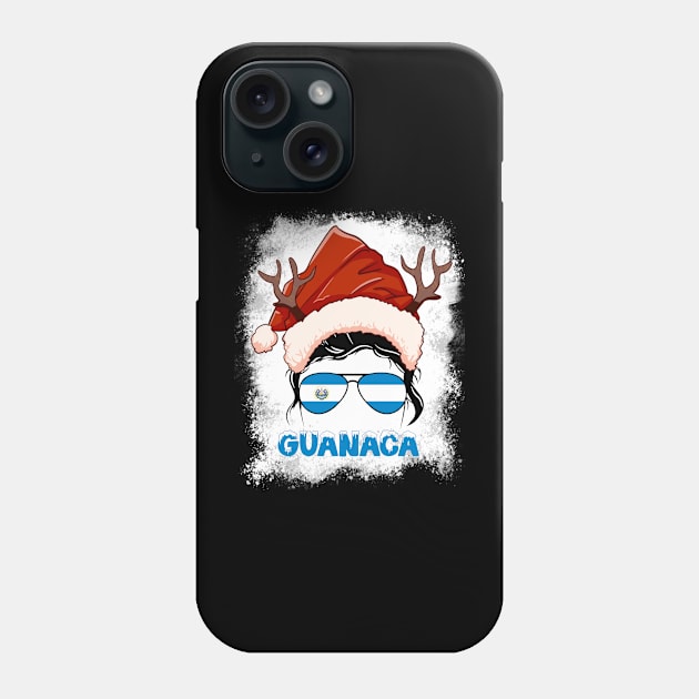 El Salvador girl, Guanaca Christmas gift , Regalo Navidad El Salvador Phone Case by JayD World