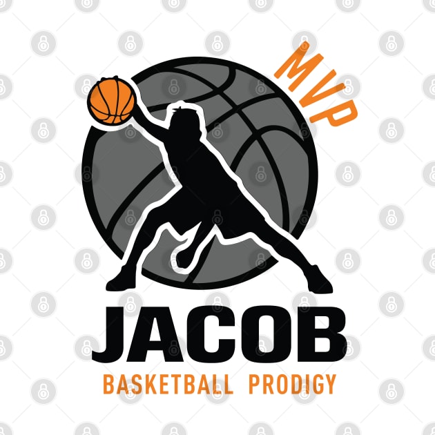 Jacob MVP Custom Player Basketball Prodigy Your Name by Baseball Your Name