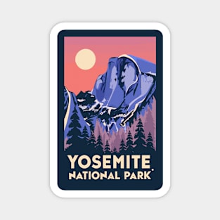 A Vintage Travel Art of the Yosemite National Park - California - US Magnet