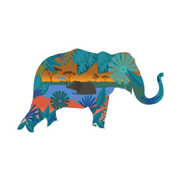 Mandala Elephant by Dealphy