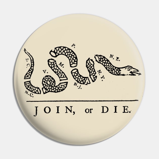 Join or Die Pin by American Revolution Podcast