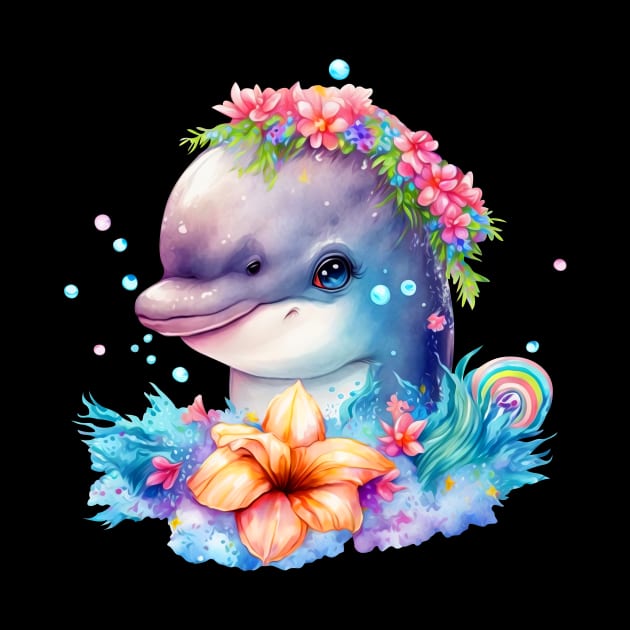 cute dolphin by abbeheimkatt