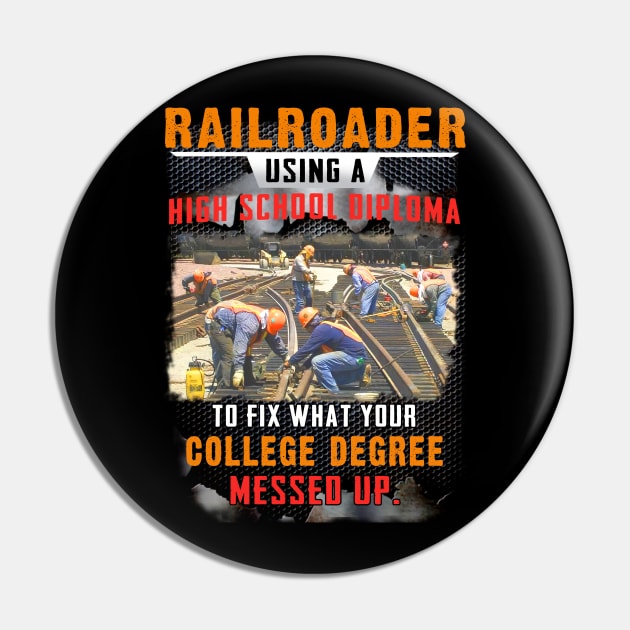 Railroader Pin by roninslowell