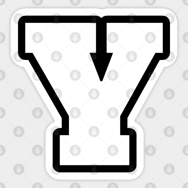 Alphabet Y Uppercase Letter Y Letter Y Letter Y Sticker Teepublic