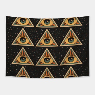 Big brother is watching you! Trippy Style. Tapestry