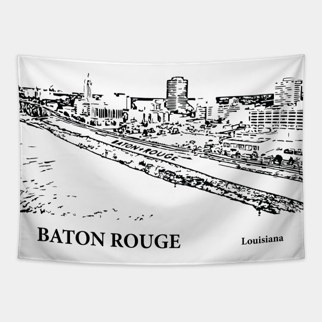 Baton Rouge - Louisiana Tapestry by Lakeric