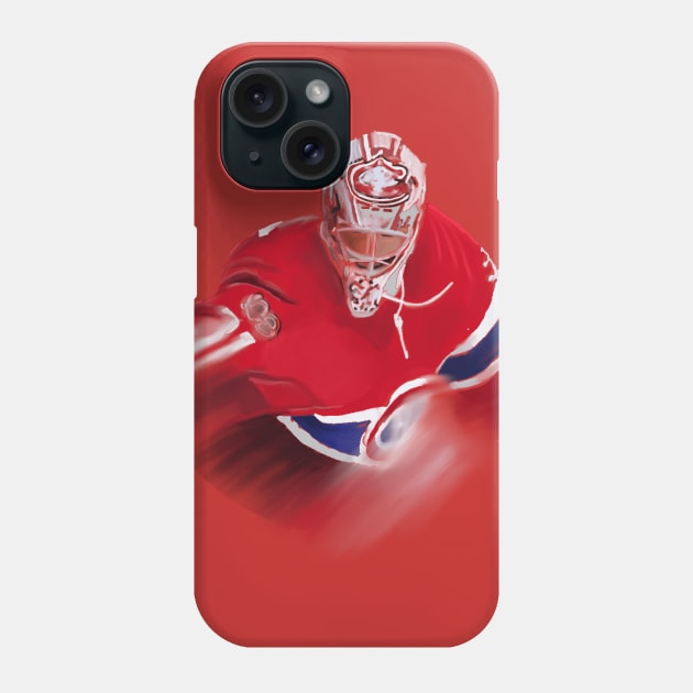 Hockey Goalie Phone Case by Cterio