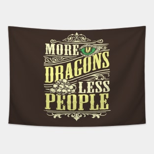 Introvert Dragon Lover Tapestry