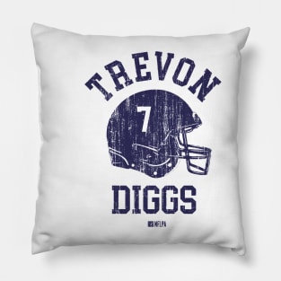 Trevon Diggs Dallas Helmet Font Pillow