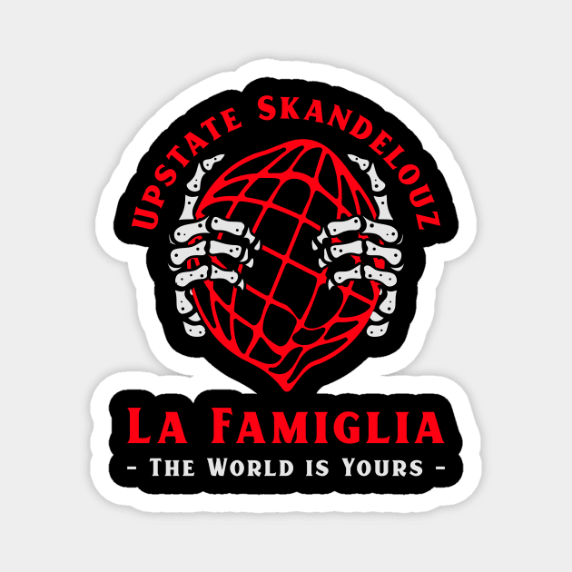 Upstate The World is Yours 1 Magnet by Upstate Drip