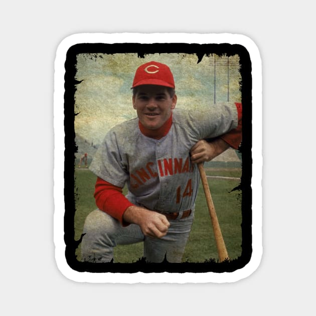 Pete Rose - Cincinnati Reds, 1963 Magnet by SOEKAMPTI