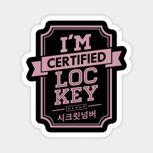 Certified SECRET NUMBER LOCKEY Magnet