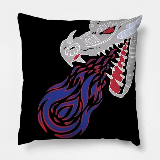 My old logo coming out of a dragon Pillow by Glentastik