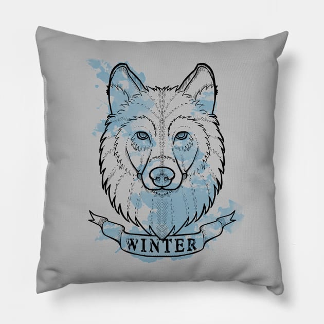 Winter Pillow by MareveDesign