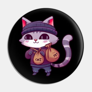 Cat Burglar Pin