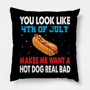 4th of july patriotic Pillow