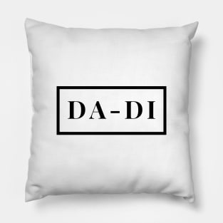 Dadi logo small Pillow