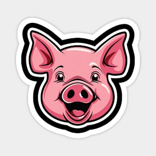 funny pig Magnet