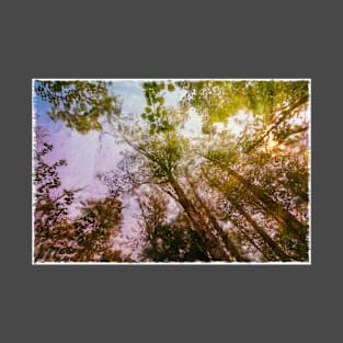 circle of treetops on spring sky T-Shirt