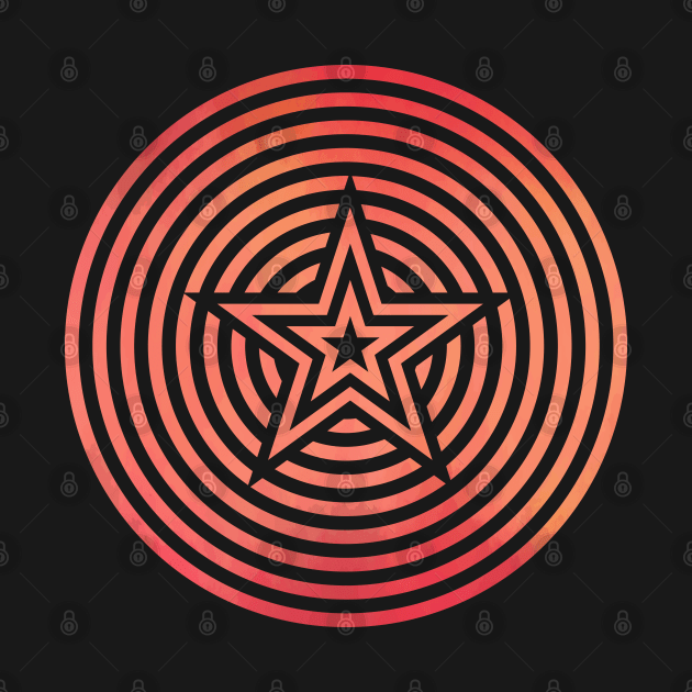 Tribal Star and Circle by MZeeDesigns