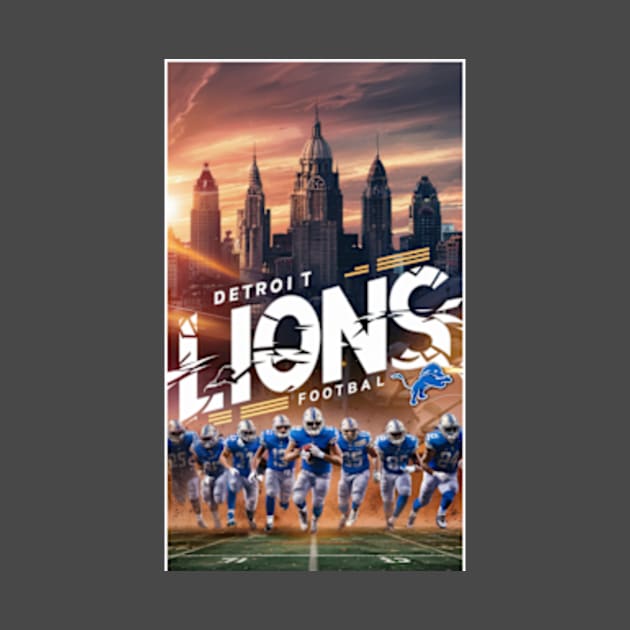 Detroit Lions by TshirtMA