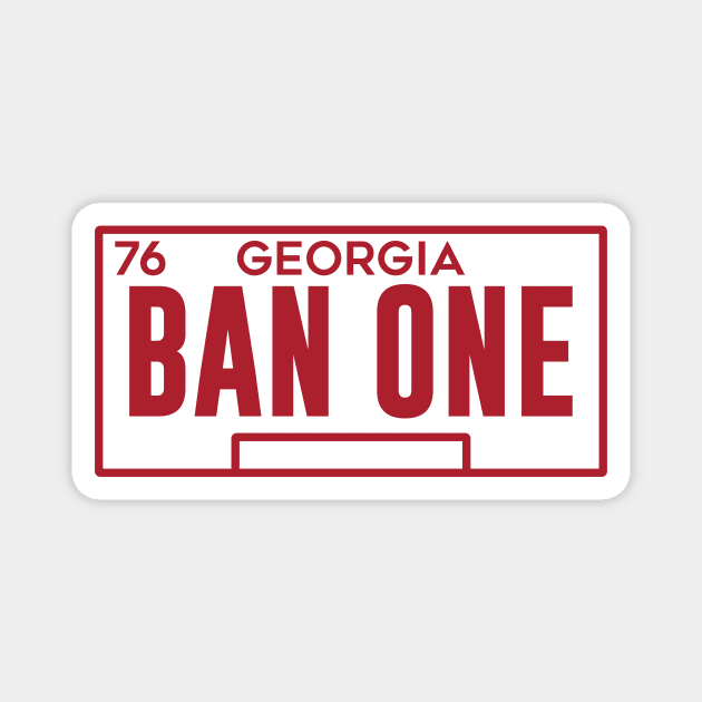 Ban One Magnet by LA Concessions