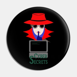 Lady Red (Cyber Secrets Cauc): A Cybersecurity Design Pin