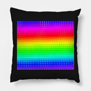 Rainbow Polka dots 008 Pillow
