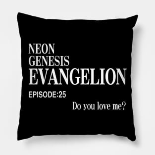 Neon Genesis Evangelion Title Card Pillow