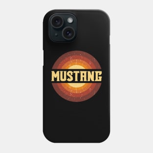 Vintage Proud Name Mustang Anime Gifts Circle Phone Case