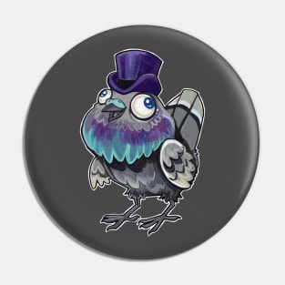 Dapper pigeon Pin