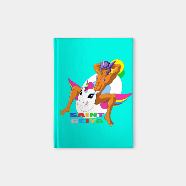 Saint Gay Unicorn Lgbt Pride Notizblock Teepublic De